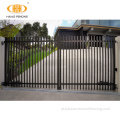 Design de portão principal moderno de ferro forjado personalizado